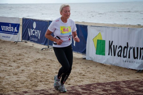 Inetai iepriekšējā dienā triatlons, pēc Vecāķu skrējienā spraigs skrējiens orientēšanās klubu stafetē.